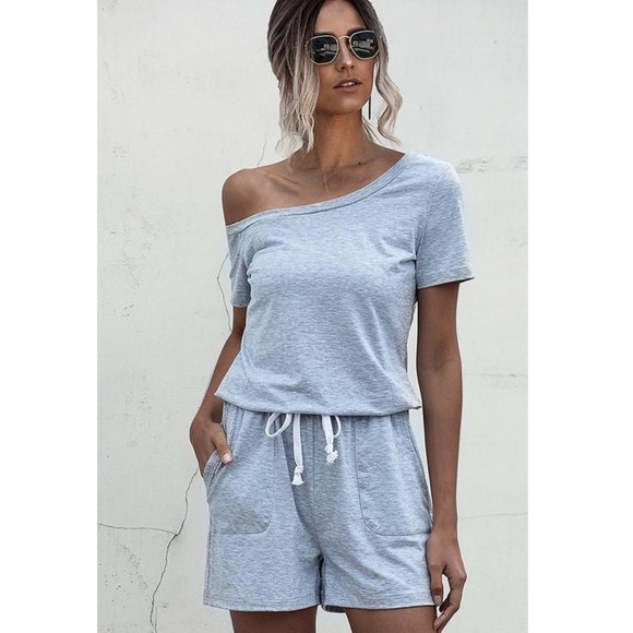 One Shoulder Romper - Picture 2 of 3